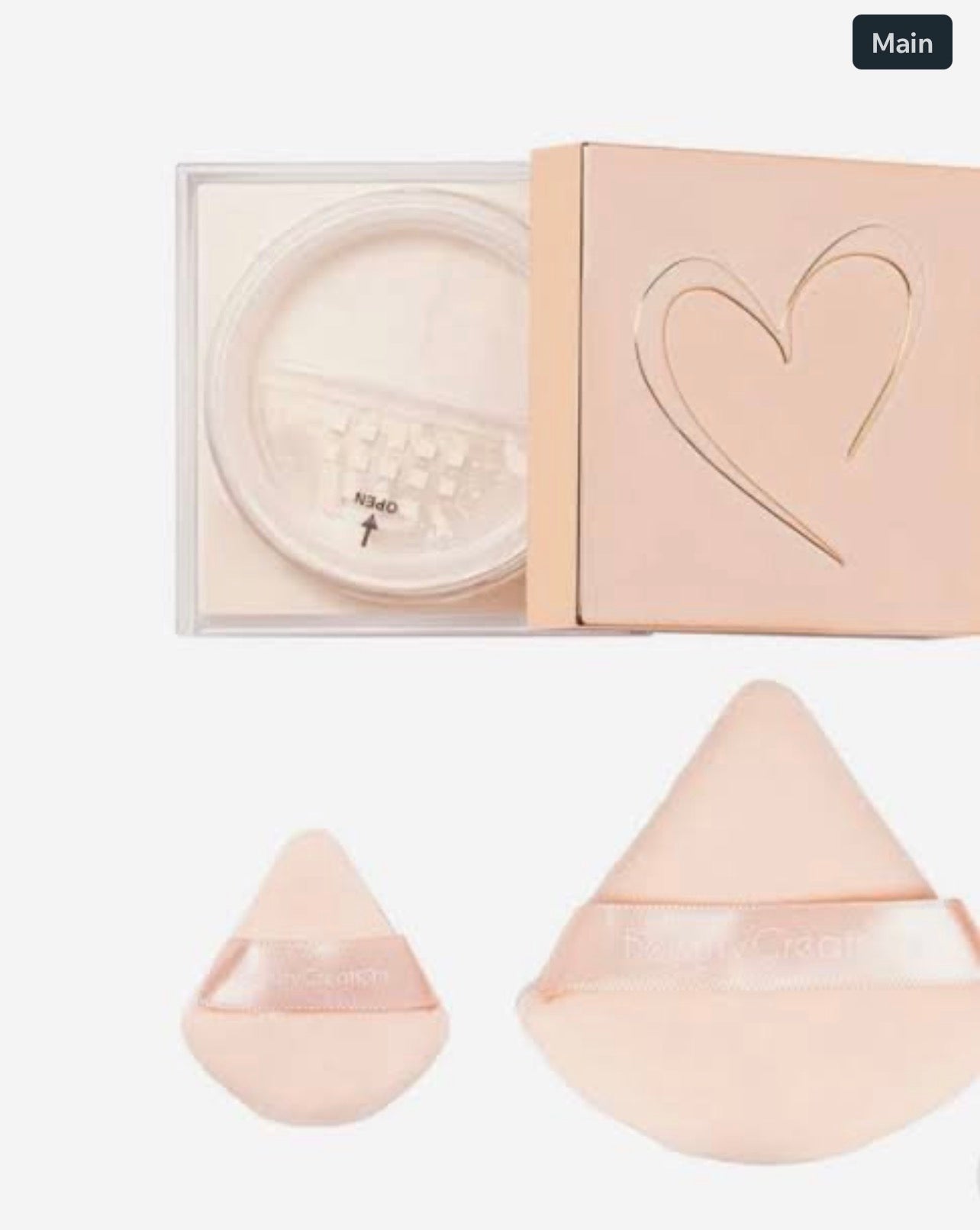 Beauty creations loose powder transparent