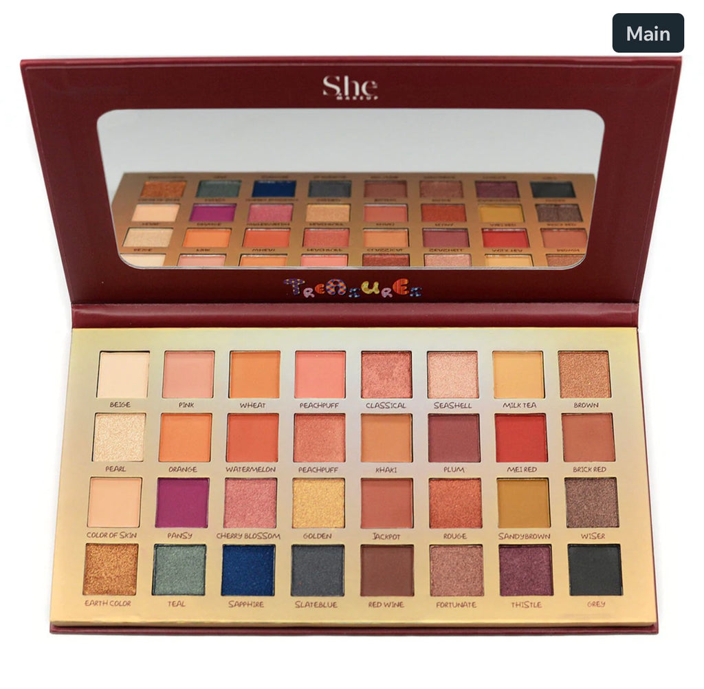 She TREASURES 32 EYESHADOW PALETTE