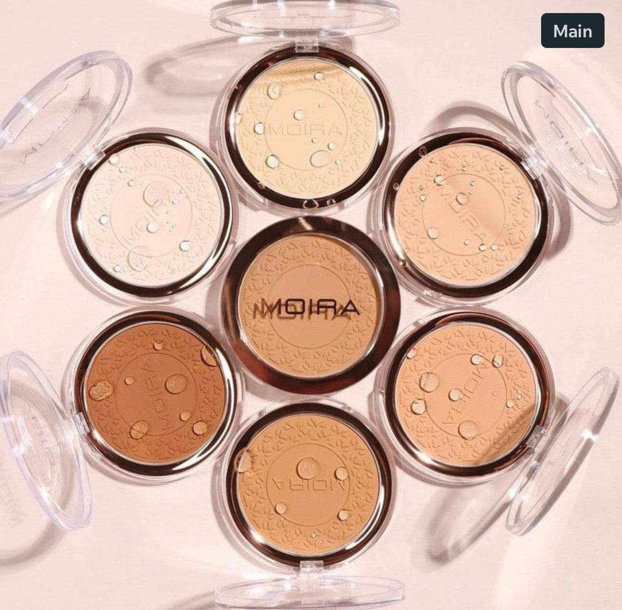 Moira powder compact waterproof
