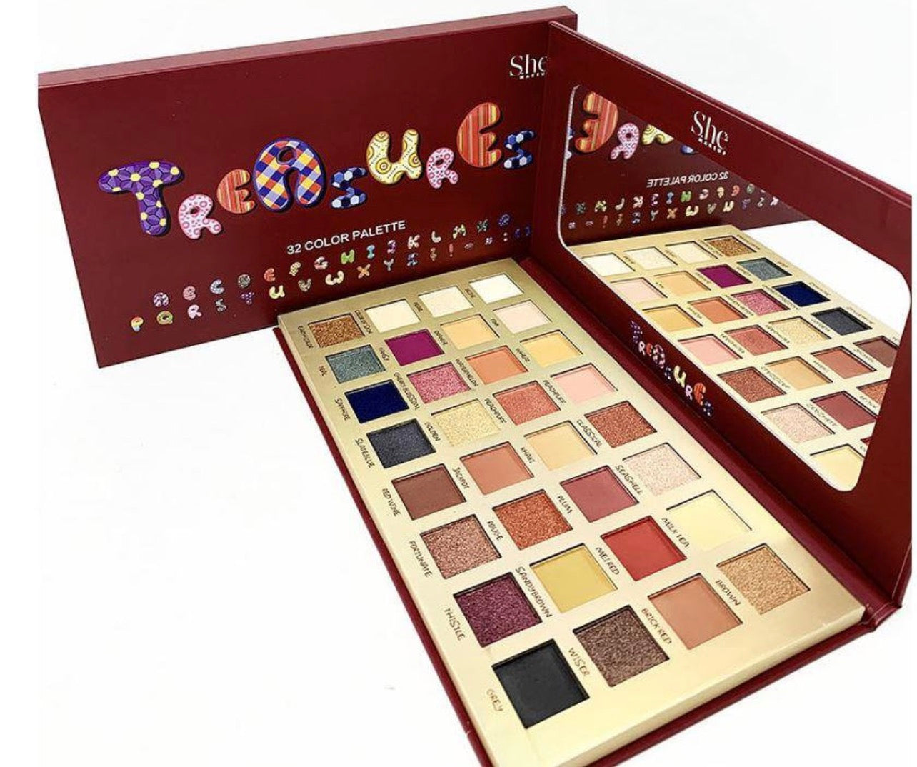 She TREASURES 32 EYESHADOW PALETTE